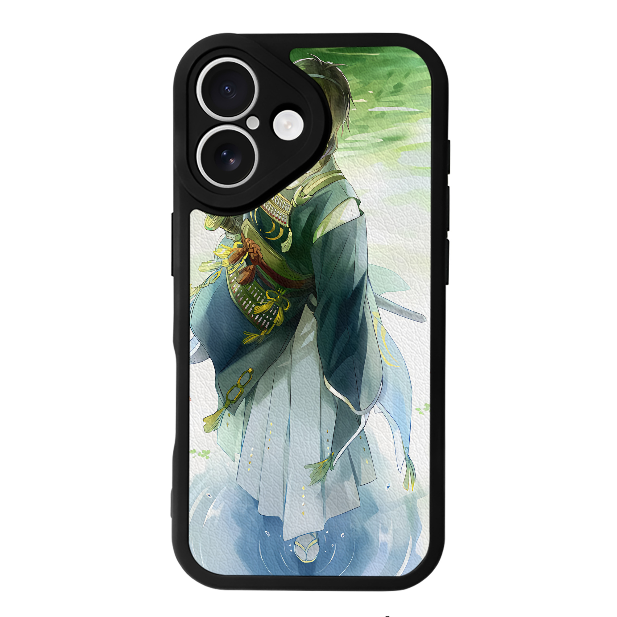 （画像用） 刀剣乱舞 Touken Ranbu 【iPhone 16シリーズ対応】シリコンスマホケース（レザー調） 材質：シリコン